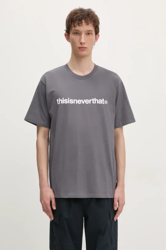 thisisneverthat t-shirt T-Logo Tee pozostałe szary TN243TTSST01