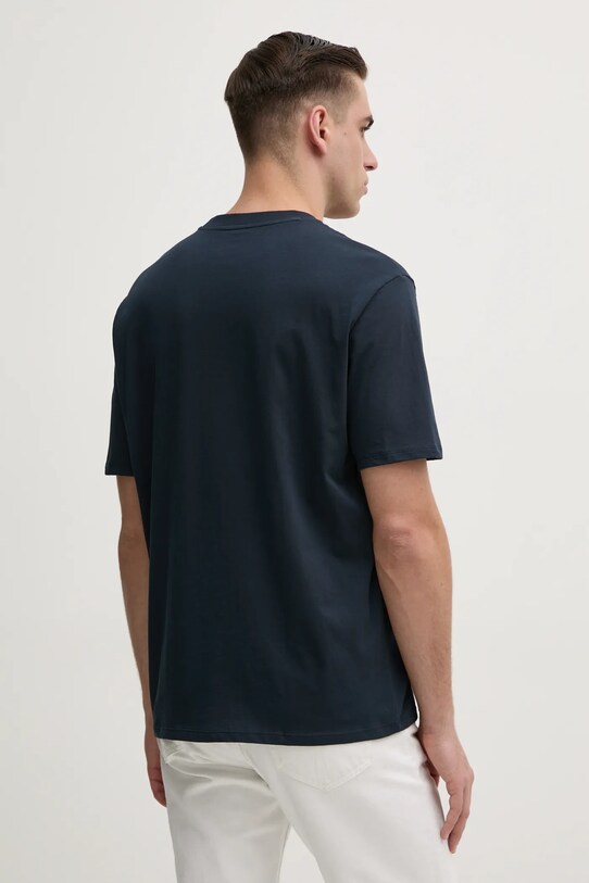 Odzież Armani Exchange t-shirt bawełniany 6DZTJK.ZJ3VZ granatowy