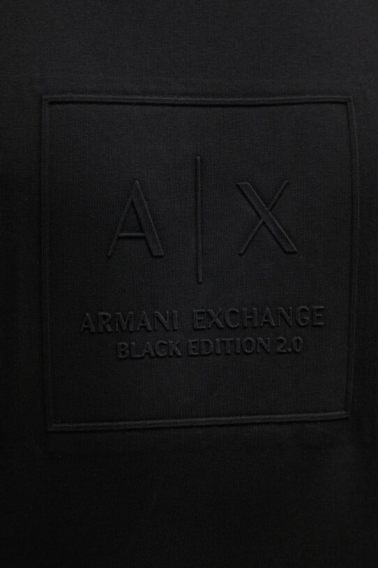 Armani Exchange tricou din bumbac XM000089.AF10361 negru