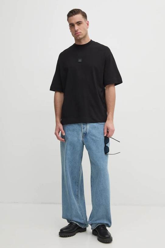 Бавовняна футболка Armani Exchange XM000118.AF10361 чорний AW24