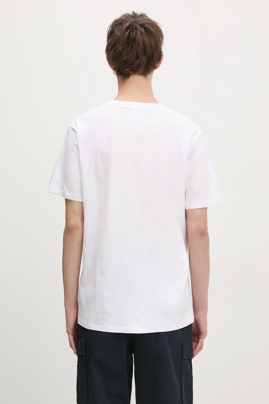 Ρούχα Βαμβακερό μπλουζάκι Wood Wood Ace 30250095 λευκό