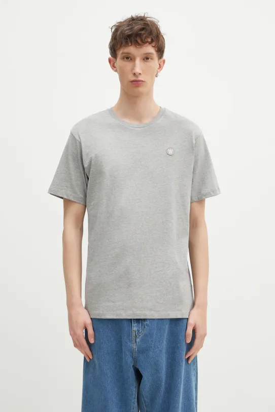 Wood Wood t-shirt in cotone Ace regolare grigio 30250095