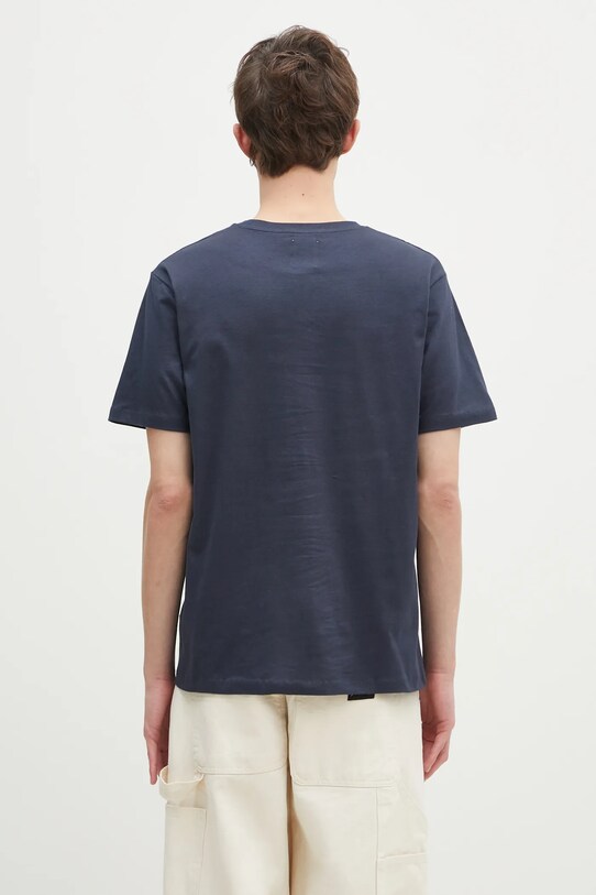 Одяг Бавовняна футболка Wood Wood Ace 30250095 темно-синій