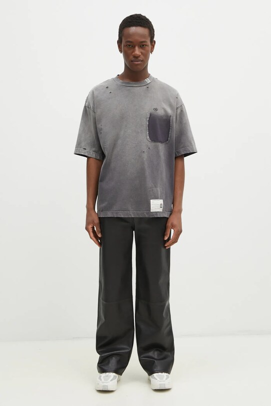 Maison MIHARA YASUHIRO cotton t-shirt Sun Faded Tee A13TS602 gray