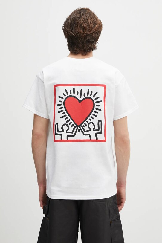 Одяг Бавовняна футболка Wacko Maria x Keith Haring KH.WM.TEE01 білий