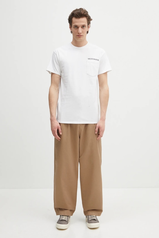 Хлопковая футболка Wacko Maria x Keith Haring KH.WM.TEE02 белый