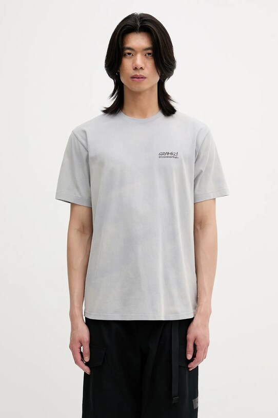 Abbigliamento thisisneverthat t-shirt in cotone x Gramicci Sun Faded GM243TTSST01 grigio