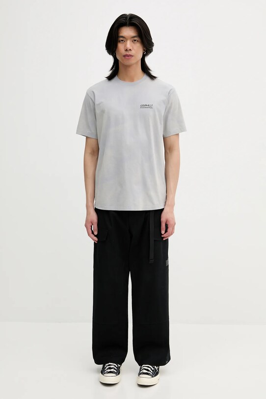 thisisneverthat t-shirt in cotone x Gramicci Sun Faded GM243TTSST01 grigio