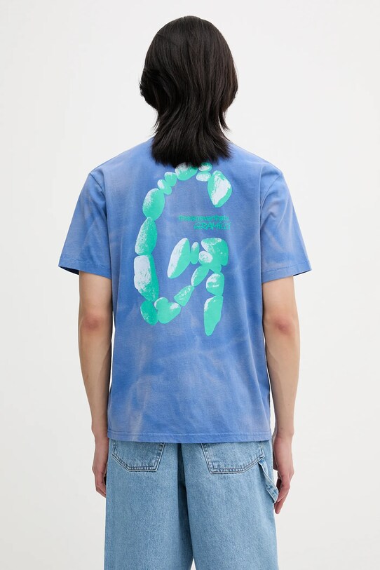 Clothing thisisneverthat cotton t-shirt x Gramicci Sun Faded GM243TTSST01 blue