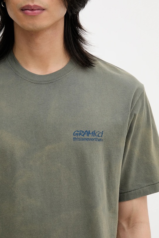 thisisneverthat t-shirt bawełniany x Gramicci Sun Faded zielony GM243TTSST01