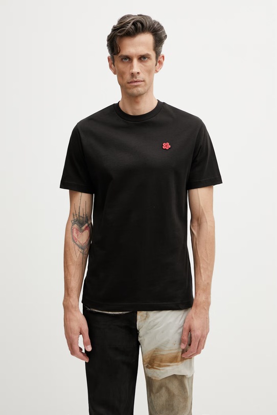 Kenzo Gots Boke Classic T-Shirt tričko bavlnené pánske čierna FE65TS4744SG.99