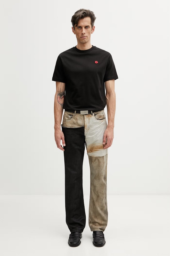 Kenzo Gots Boke Classic T-Shirt tričko bavlnené pánske FE65TS4744SG.99 čierna