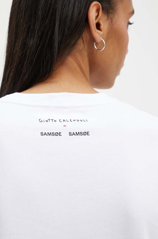 Samsoe Samsoe tricou din bumbac SAGIOTTO U24200007