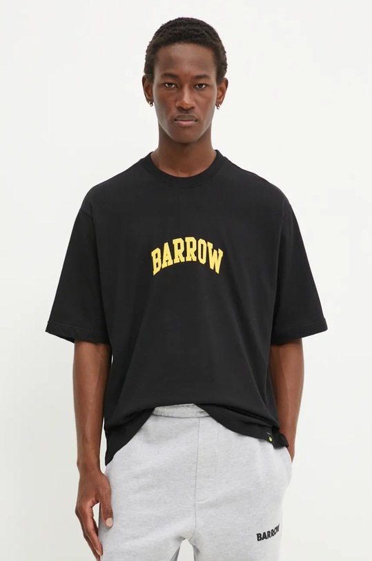 Îmbrăcăminte Barrow tricou din bumbac F4BWUATH067 negru