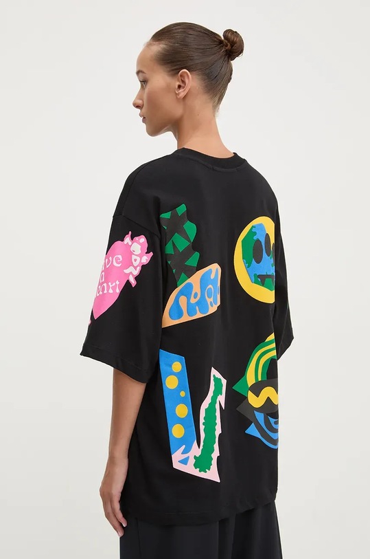 Odjeća Pamučna majica Barrow F4BWUATH081 crna