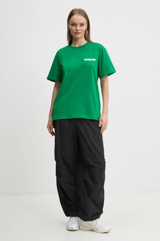 Oblečenie Tričko Barrow F4BWUATH134 zelená