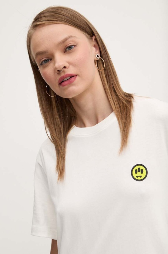 Odzież Barrow t-shirt bawełniany F4BWUATH139 beżowy