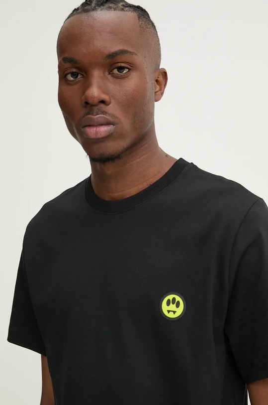 Barrow t-shirt bawełniany F4BWUATH139 czarny AW24