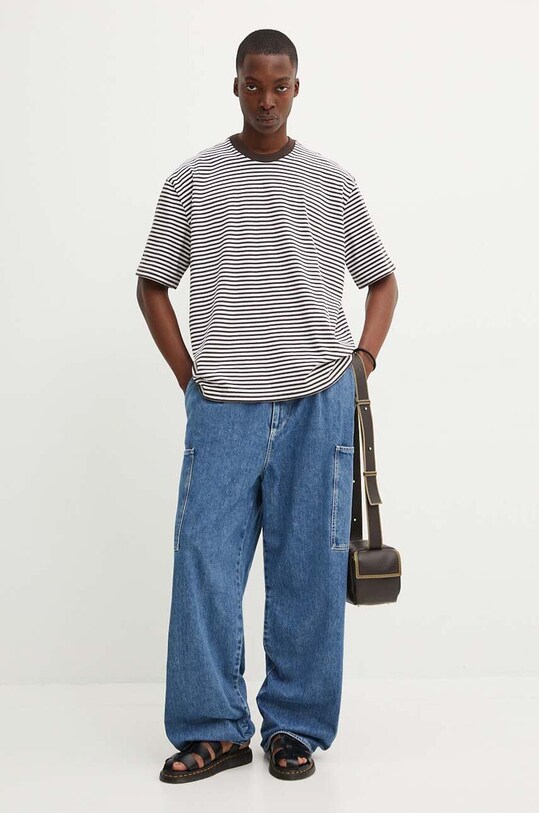 Bavlněné tričko Sunnei hnědá RTWXJER001