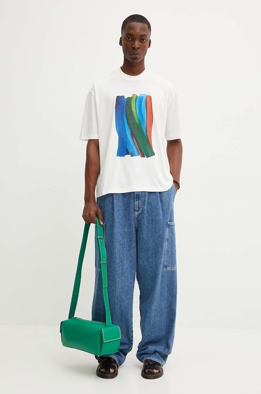 Sunnei tricou din bumbac alb RTWXJER002