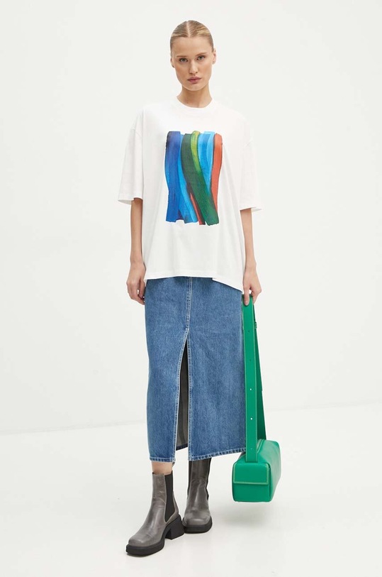 Sunnei tricou din bumbac RTWXJER002 alb