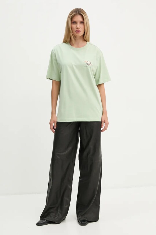 Filling Pieces tricou din bumbac verde 74414086001