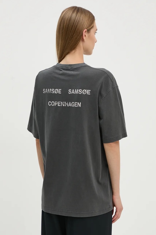 Хлопковая футболка Samsoe Samsoe SAPOETRY U24300005