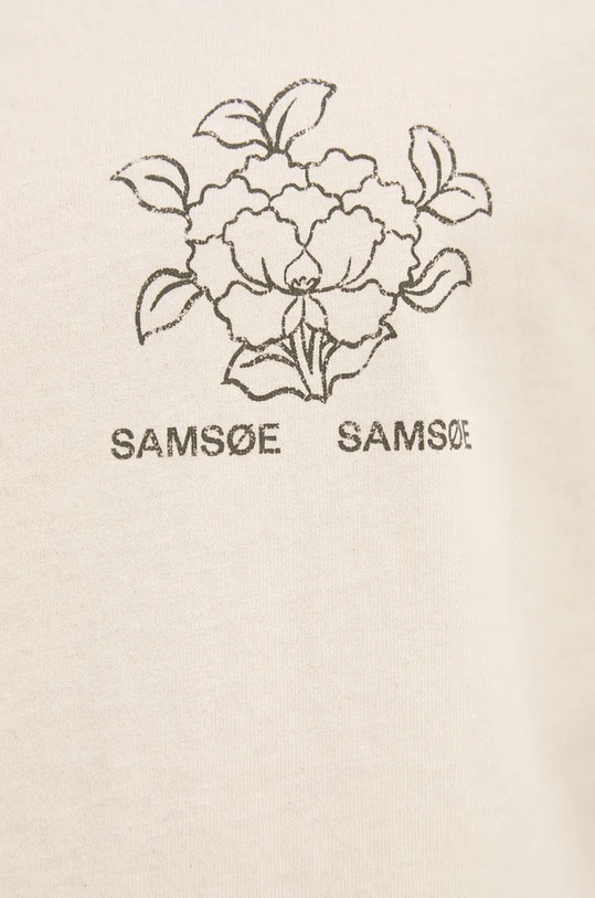 Βαμβακερό μπλουζάκι Samsoe Samsoe SAPOETRY U24300004