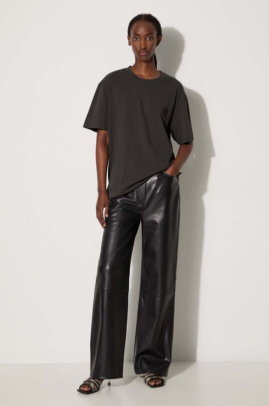 Îmbrăcăminte Filling Pieces tricou din bumbac Lux 74413730629 maro