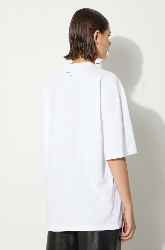 Памучна тениска Filling Pieces Boxy бял 74413781901