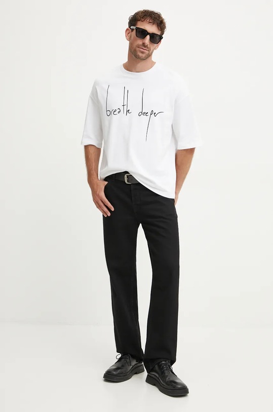 A.P.C. cotton t-shirt t-shirt journey white COHFM.M26440