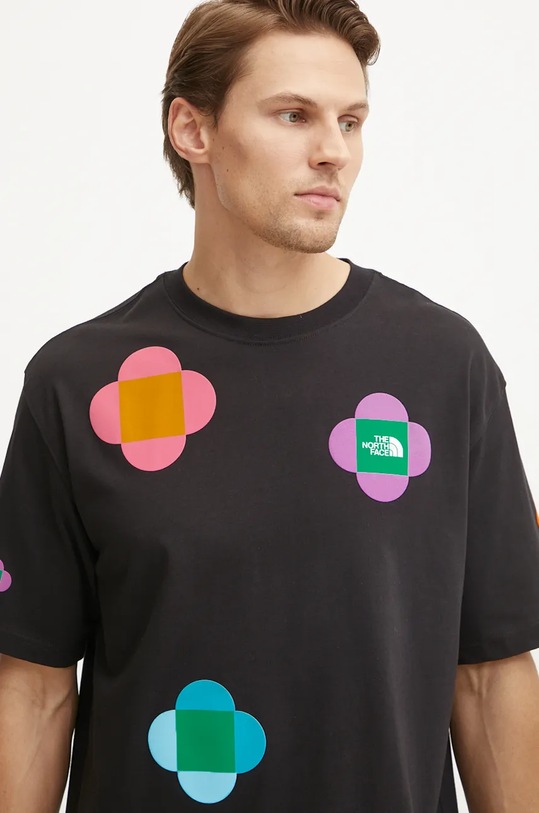 The North Face t-shirt bawełniany TNF x Yinka Ilori NF0A8AMCJK31 czarny AW24