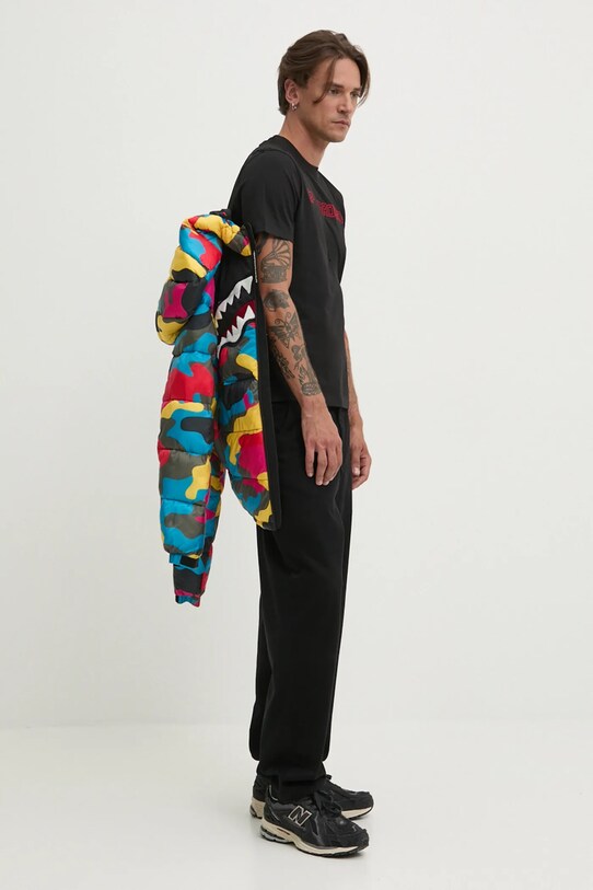 Бавовняна футболка Sprayground чорний 21PESP002D