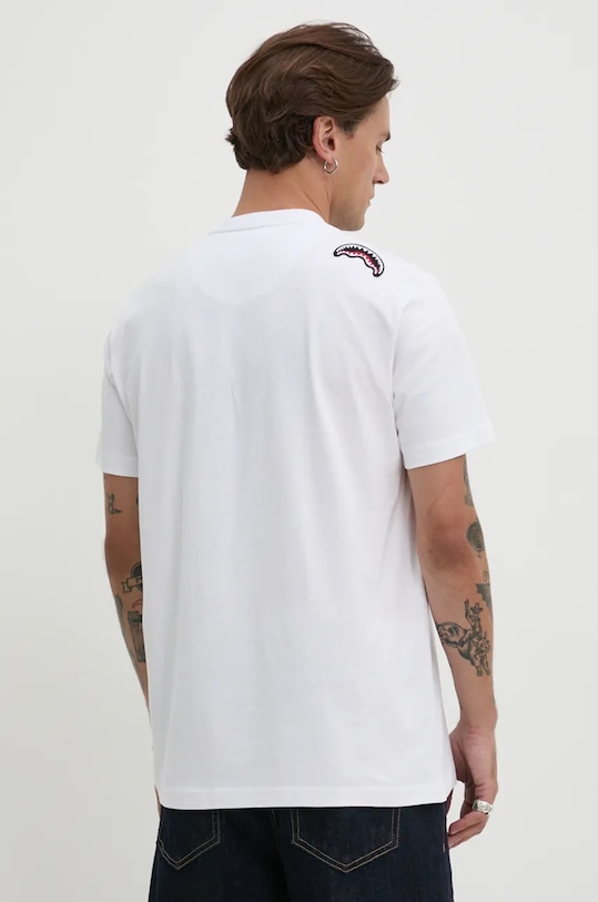 Sprayground tricou din bumbac alb SP290