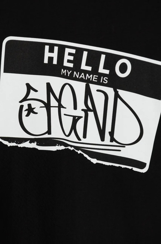 Дрехи Памучна блуза с дълги ръкави Sprayground SP408 черен