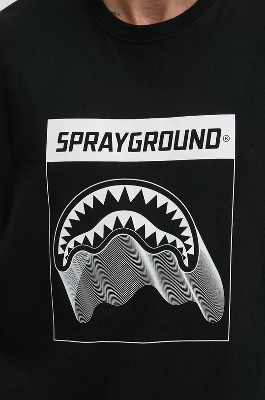 Bavlnené tričko Sprayground SP667 čierna
