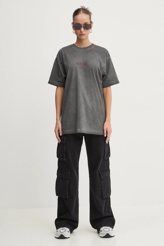 Бавовняна футболка Vertere Berlin VER.T268 сірий AW24