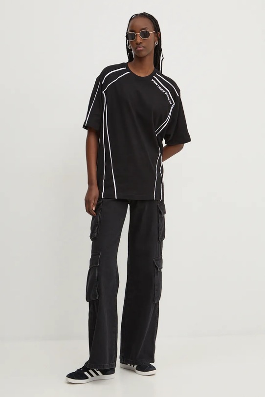 Îmbrăcăminte Vertere Berlin tricou din bumbac VER.T264 negru