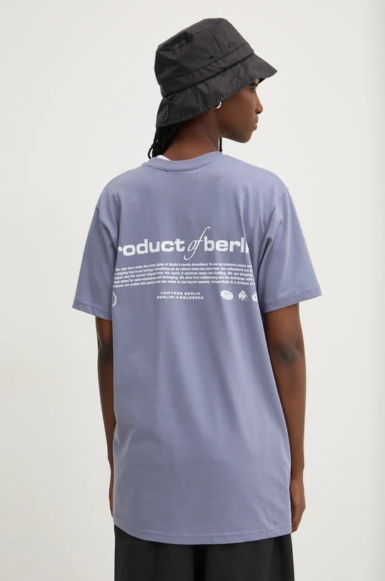 Vertere Berlin t-shirt bawełniany VER.T252 fioletowy