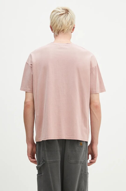 Bavlněné tričko A.P.C. Floater růžová COHBS.M26437.FAD
