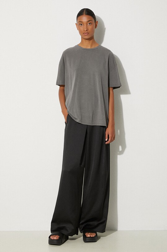 Bavlnené tričko A.P.C. Floater sivá COHBS.M26437.LAD