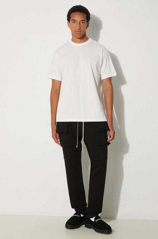 Y-3 cotton t-shirt Graphic Tee IX0402 white AW24