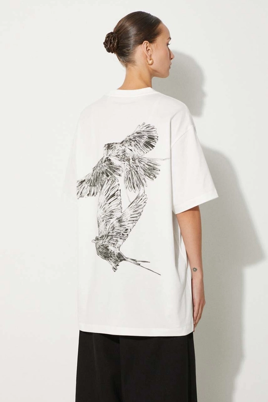 Abbigliamento Y-3 t-shirt in cotone Graphic Tee IX0402 bianco