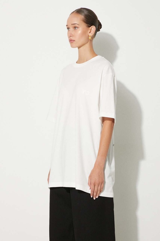 Y-3 cotton t-shirt Graphic Tee IX0402 white