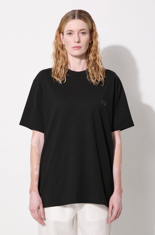 Clothing Y-3 cotton t-shirt Graphic Tee IW2472 black