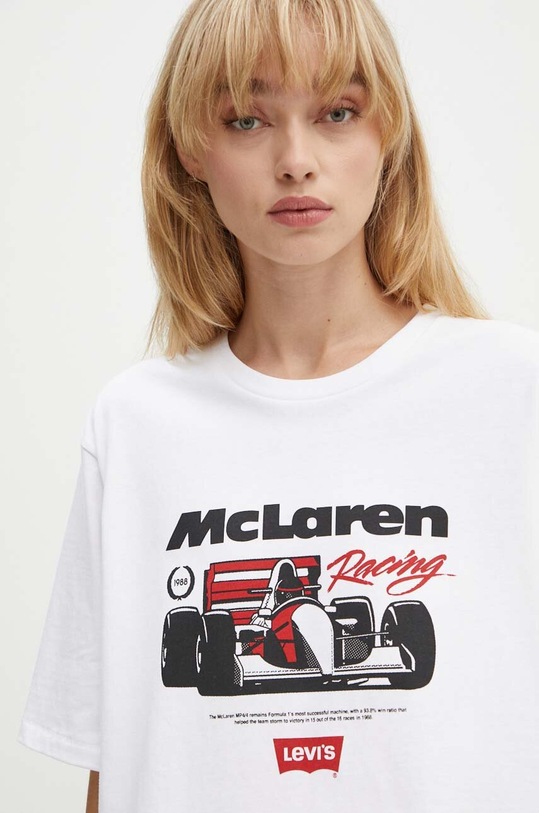 Levi's t-shirt bawełniany Levi’s x McLaren A8991.0000