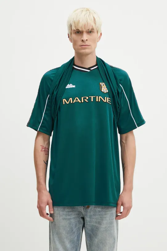 Martine Rose t-shirt Celebration Football Top relaxed turquoise 135JT01400