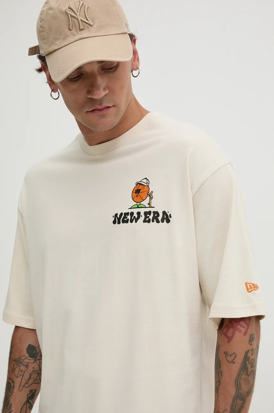 Bavlněné tričko New Era 60564867