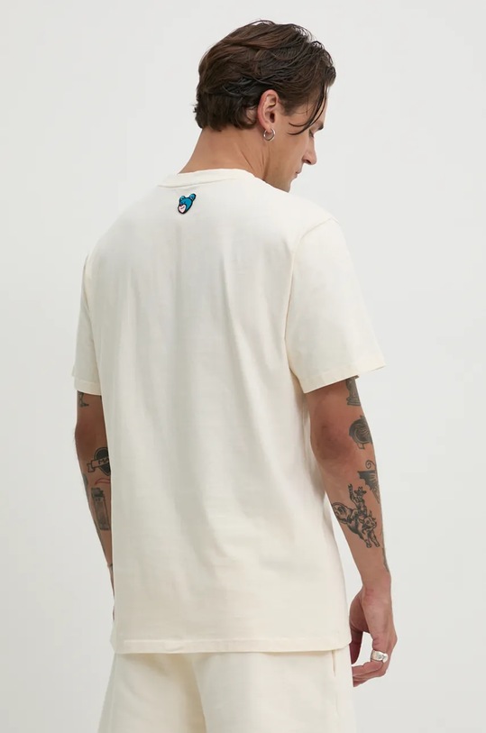 Бавовняна футболка Inbetweeners бежевий F4TWUATH042