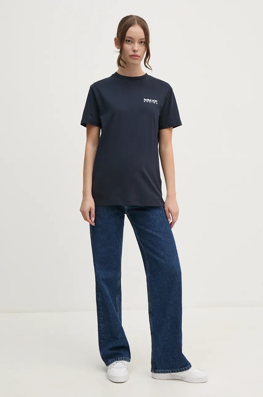 Odzież Red Bull Racing x Pepe Jeans t-shirt bawełniany RU500003 granatowy